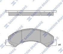 Колодки тормозные NMR85 Hino 300 HINO 0446537090 SP1667 дисковые SANGSIN (HI-Q)