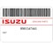 Этикетка производителя крыла правого кабины Isuzu CYZ52 8981547441