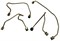 8972094931 BSTIS1128 Трубки топливные к форсункам (4шт) 4HG1-T Е-2 PROPER