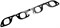 8971464990 KI02/EXG4990 Прокладка коллектора выпускного 4HF1/4HG1/4HK1 (1 шт) TONYCO
