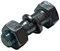 4912973000 BS10 Болт HD120/D6DA22 вала карданного (с гайкой) M14x1.5 L=45 ZEVS