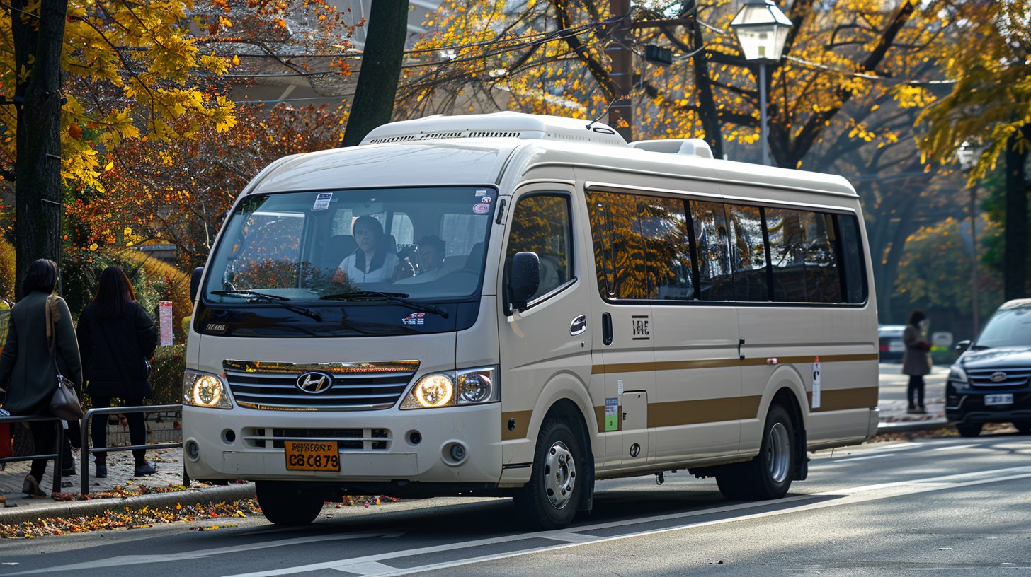 Городской автобус Hyundai Богдан. Изображение для каталога запчастей интернет магазин Спецмаш-М